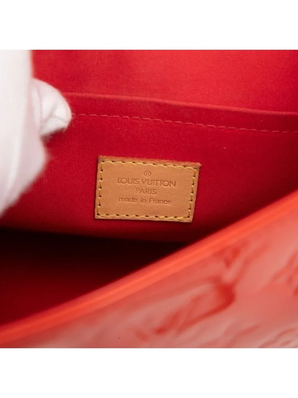 Louis Vuitton Monogram Vernis Skane Bay GM Shoulder Bag Rouge Red Patent